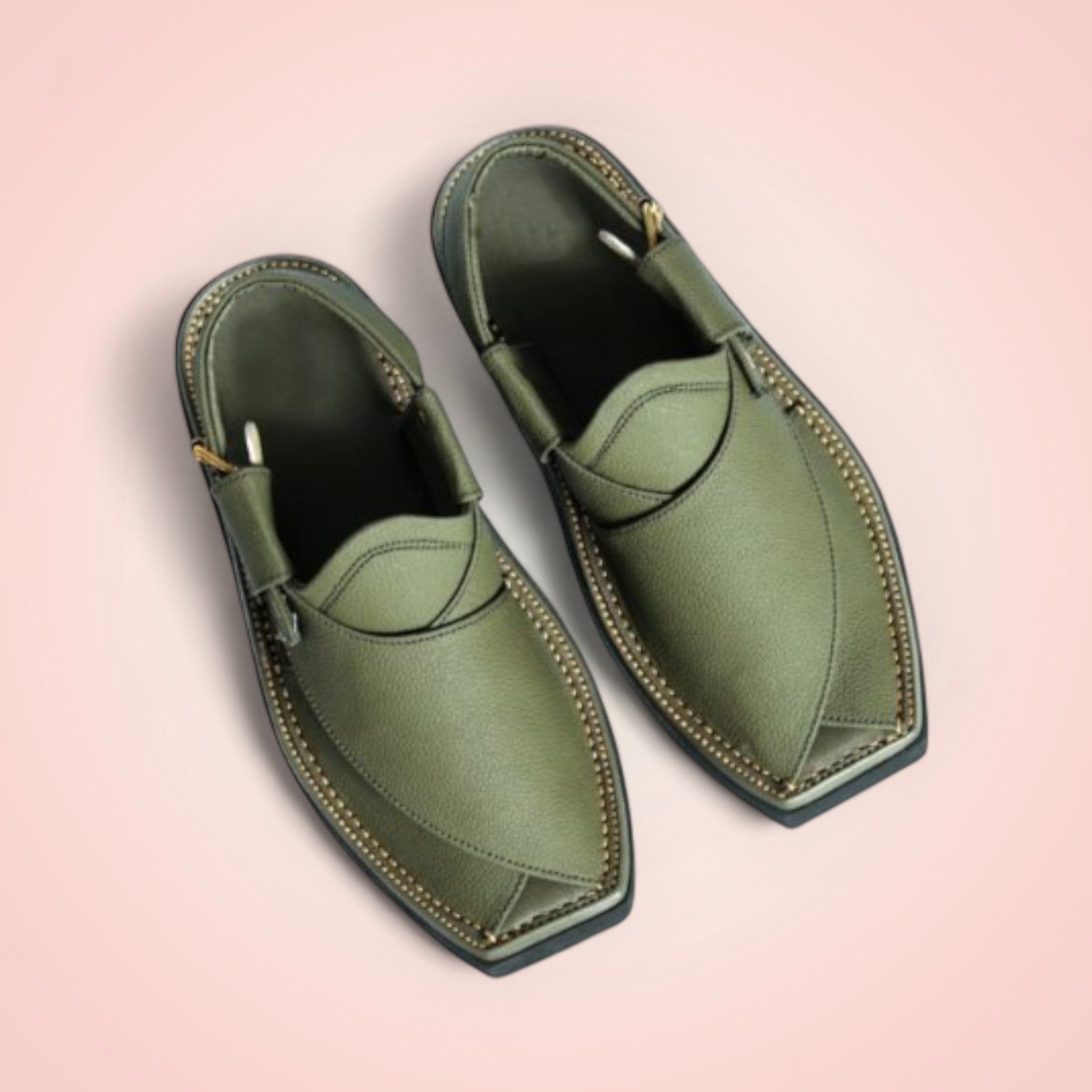 Kaptaan Chappal - Green