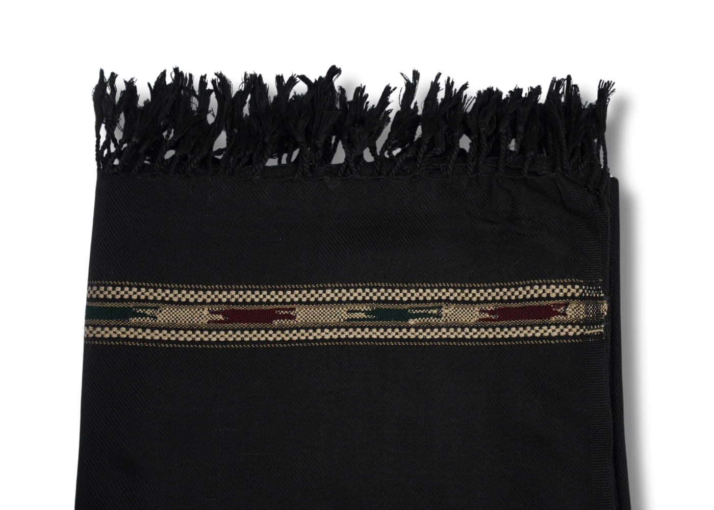 Premium Wool Shawl - Black