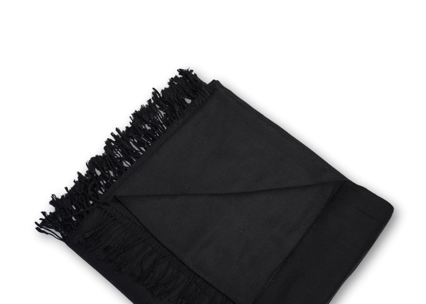 Premium Wool Shawl- Black