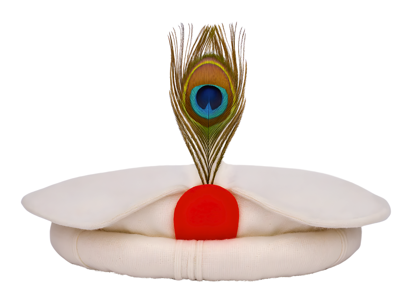 Traditional Wool Pakol- White