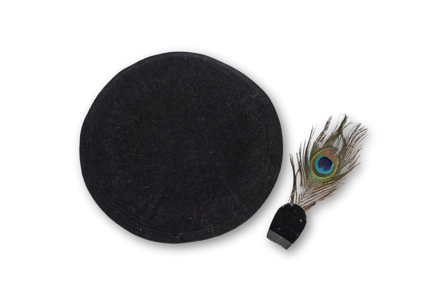 Traditional Wool Pakol- Black