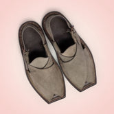 Green Suede Peshawari Chappal
