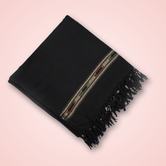 Premium Wool Shawl - Black