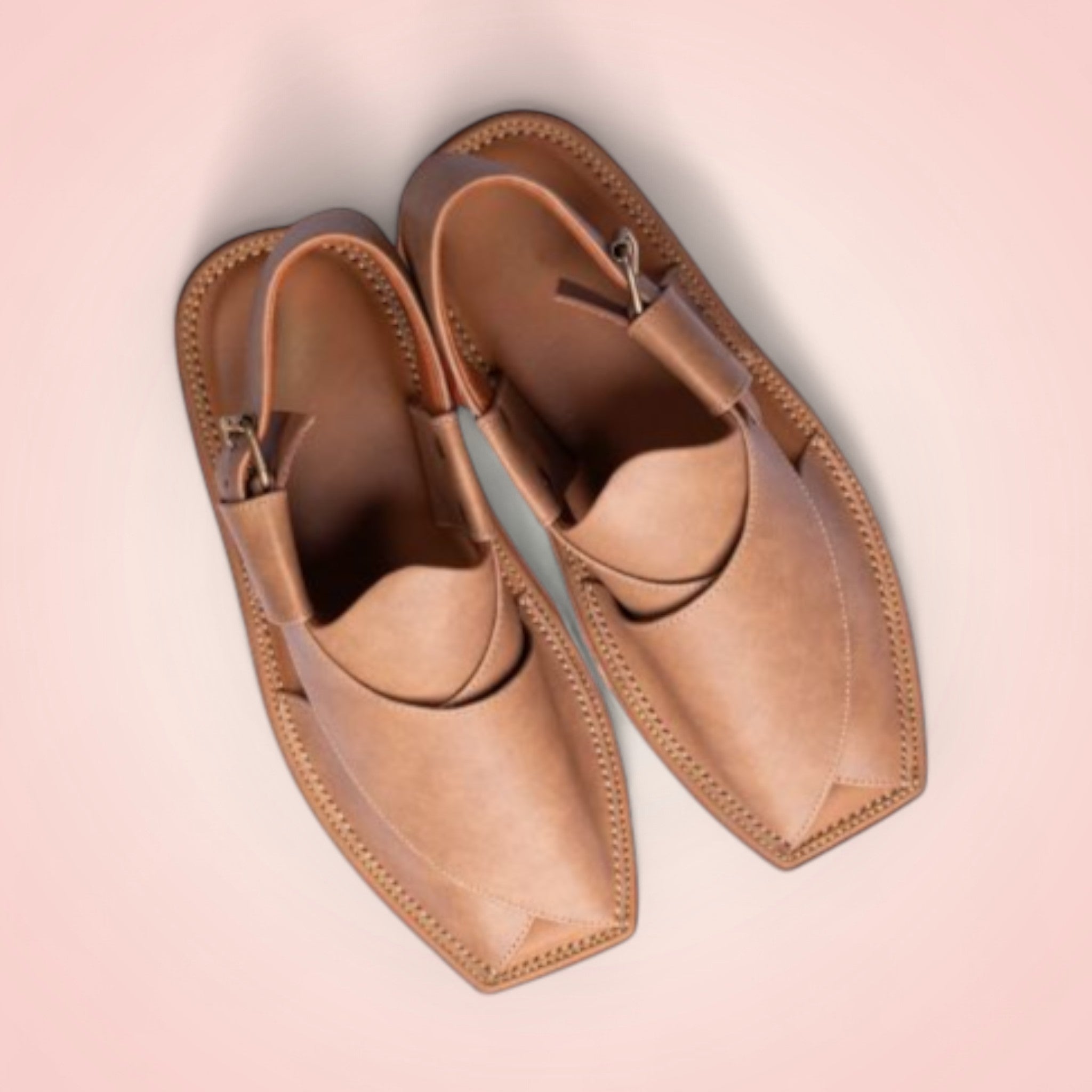 Kaptaan Chappal - Camel Brown