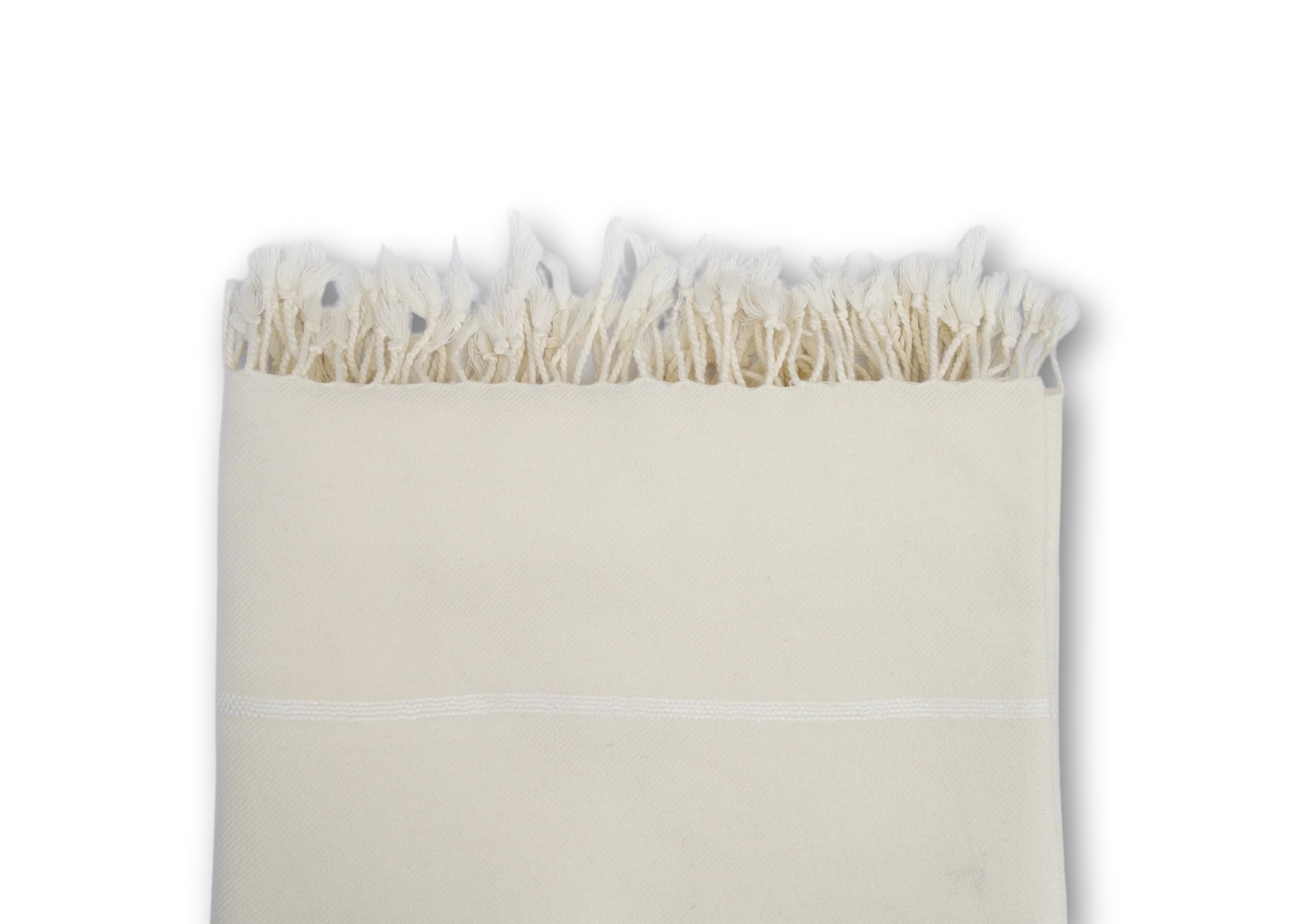 Premium Wool Shawl-  Plain White