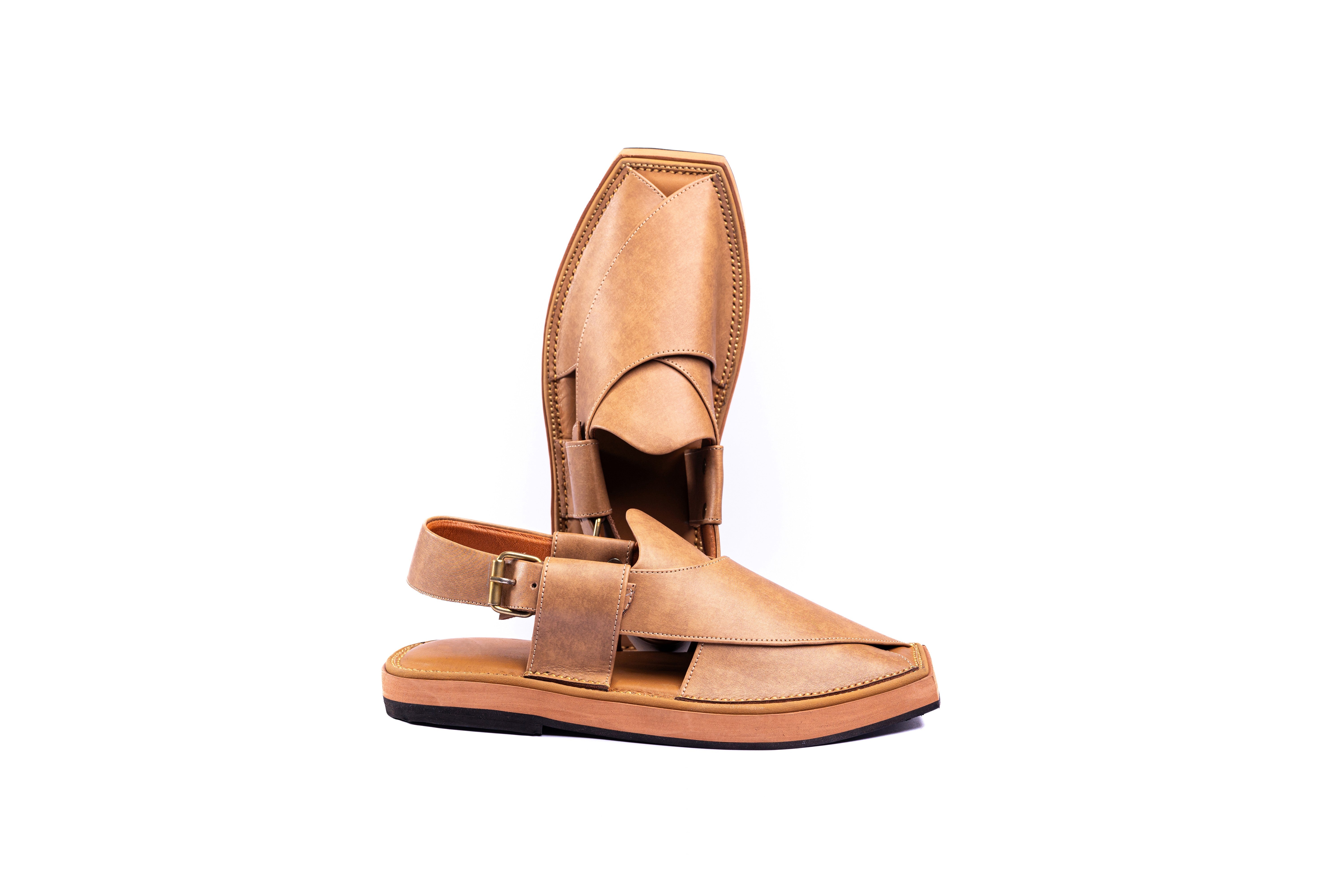 Kaptaan Chappal - Camel Brown